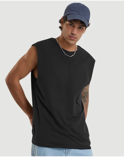 Urban Classics - Open Edge Sleeveless Tee