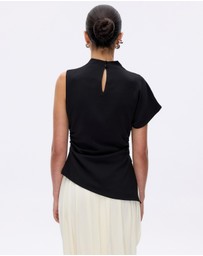 Minima Esenciales - Zeva Crepe Draped Top