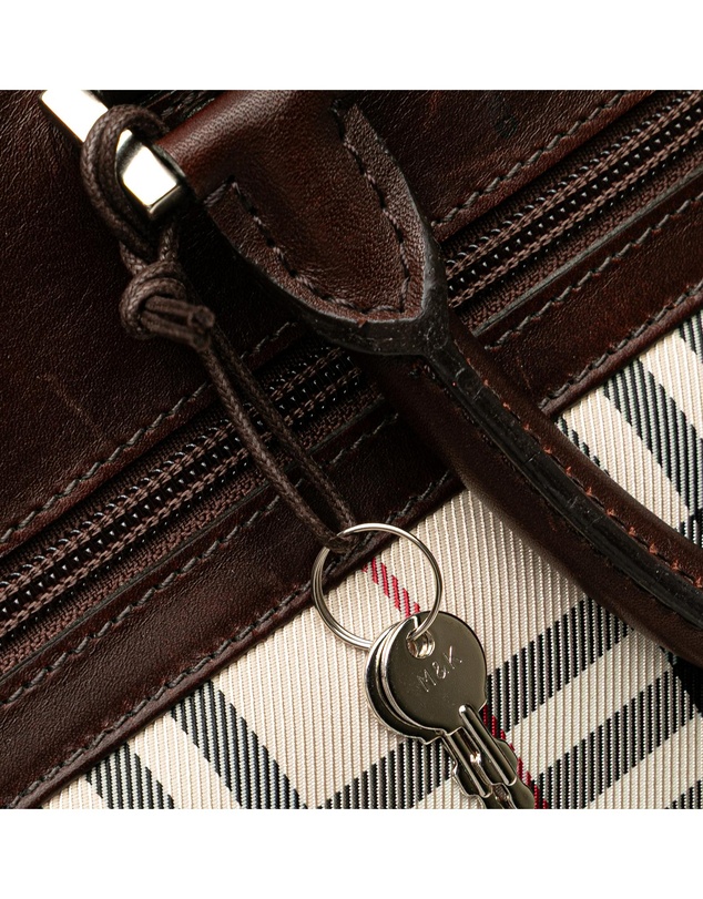 Pre-Loved by Azura Reborn - Pre-Loved House Check Canvas Travel Bag