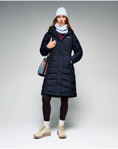Kathmandu - Winterburn Down Puffer 600 Fill Longline Warm Winter Coat