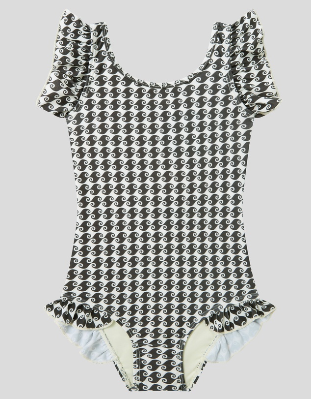 Boardies - Boardies Sea Hound Little Girls Ruffles Swimsuit