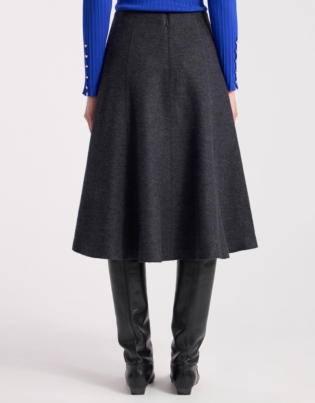 David Lawrence - Elvira Felted Wool Skirt