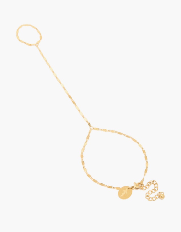 Lovisa - Waterproof Gold Plated Stainless Steel Plain Detailed Chain Hand Chain