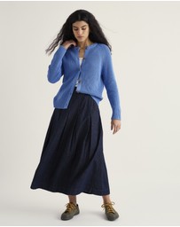 Seasalt - Seasalt Cornwall Blue Potters Meadow Cardigan