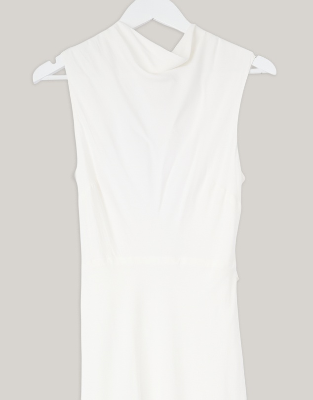 Revibe - Repaired Shona Joy Rio Cowl Open Back Maxi Dress - AU 10