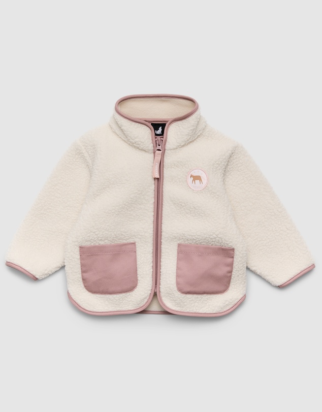 Crywolf - BABY SHERPA JACKET Powder