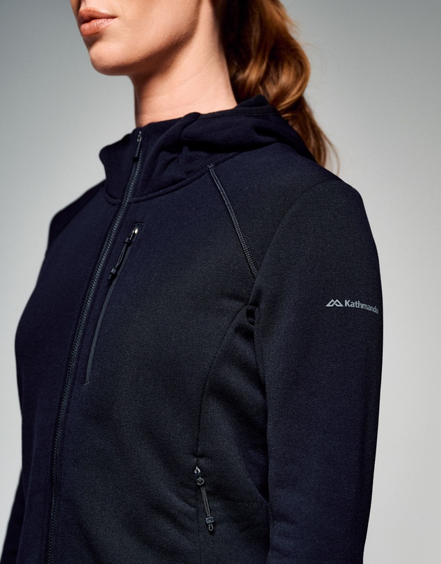 Kathmandu - Ridge Power Stretch Fleece Hood Jacket