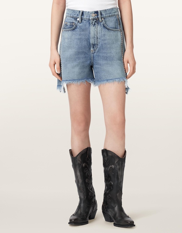 AllSaints - Frankie Stud Shorts