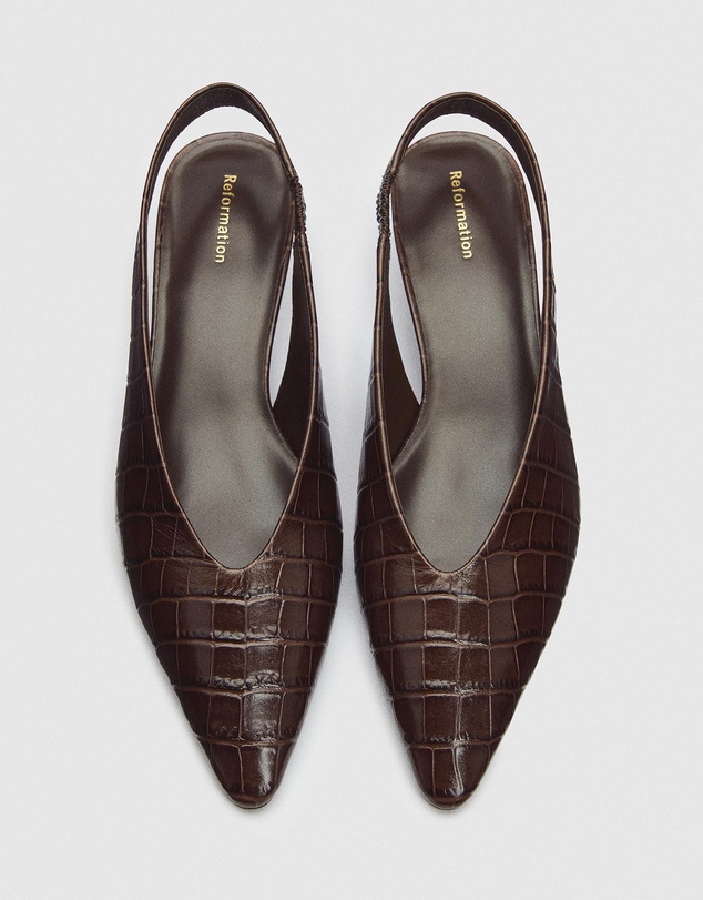 Reformation - Calista Slingback Heels