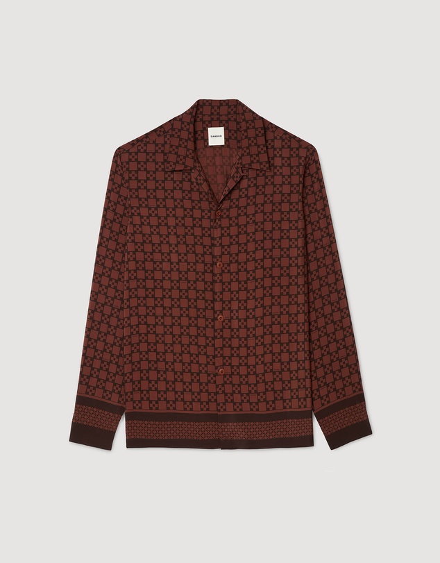 Sandro - Square Cross Ml Shirt