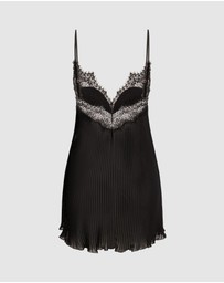 Hunkemoller - Plisse Zaphira Slip Dress