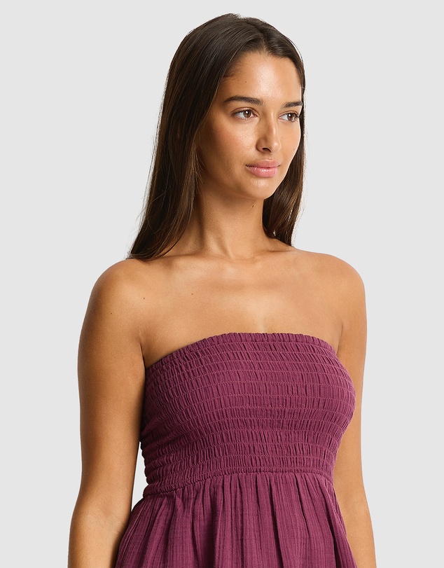 Sea Level Australia - Sunset Shirred Bandeau Top