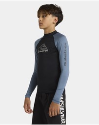Quiksilver - Boys 8 to 16 Ontourlsyt Rash Vest
