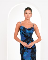Pilgrim - Kendra Cowl Neck Mesh Dress