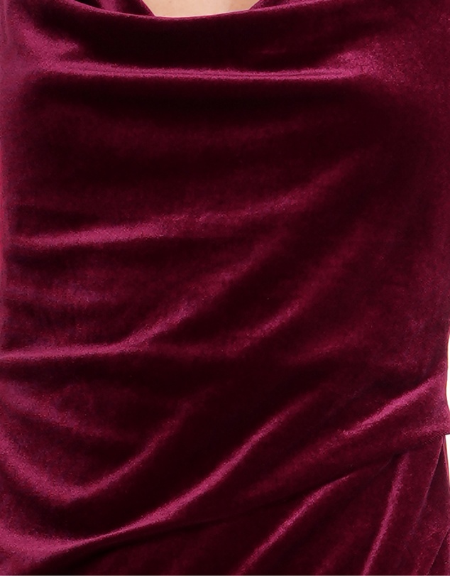 Pilgrim - Lauren Cowl Velvet Maxi Dress