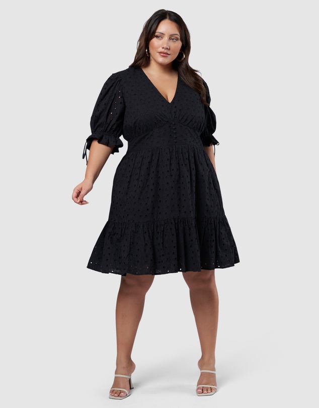 Something 4 Olivia - Eiffel Broderie Mini Dress