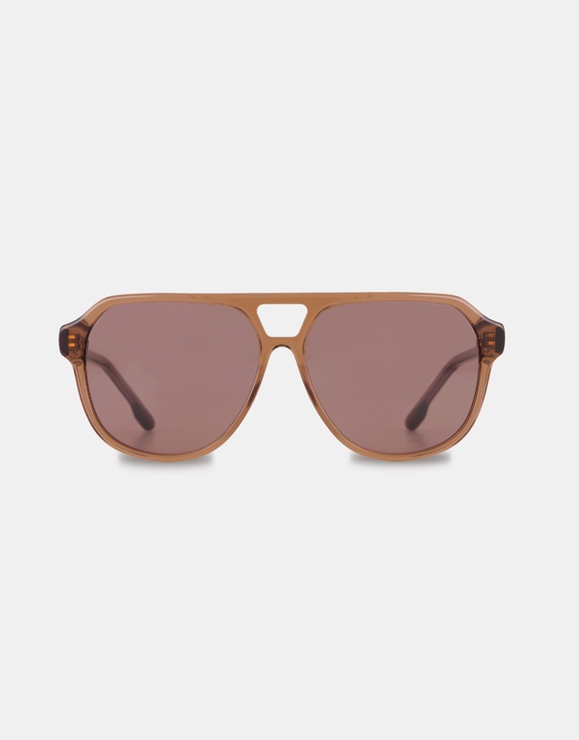 SABEN - Marlo Sunglasses Sheer Brown