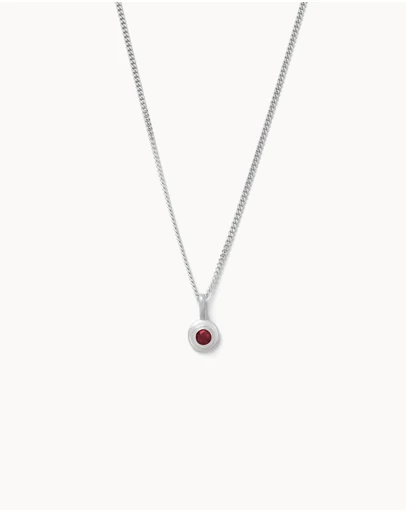 Kirstin Ash - Birthstone Necklace January Garnet