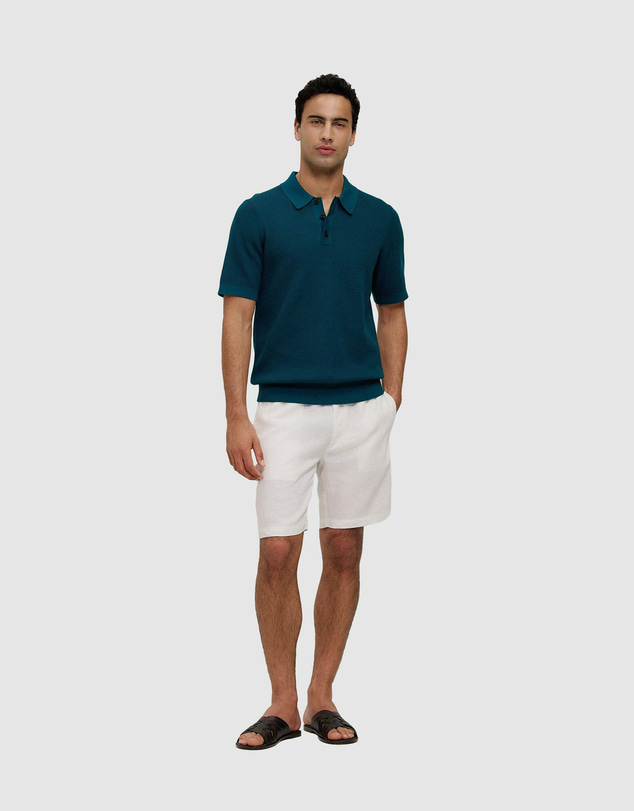Trenery - Cotton Texture Knit Polo