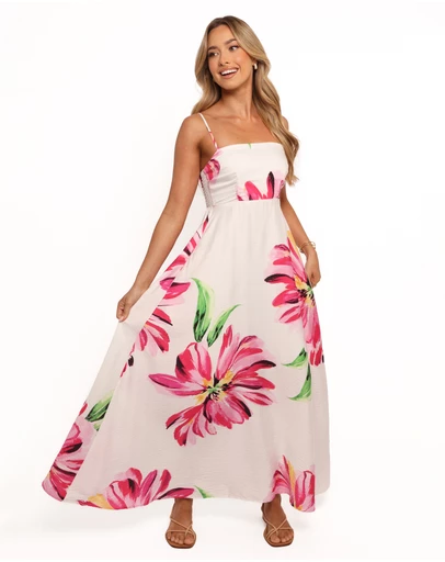 Petal & Pup - Verity Maxi Dress - Pink Floral