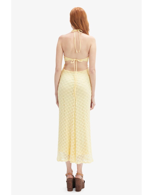 Bardot - Rosala Halter Lace Maxi Dress