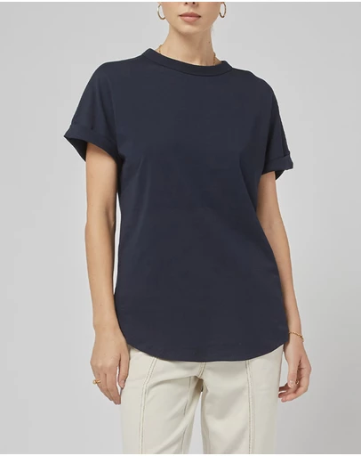 DRICOPER DENIM - Slouchy Navy Tee