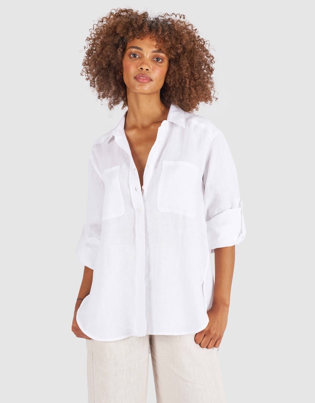 CAMIXA - Luna Oversize Linen Shirt