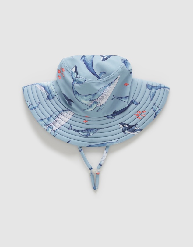 Purebaby - Broad Brim Swim Hat -Kids-Babies