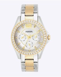 Fossil - Riley Two Tone Analogue Watch
