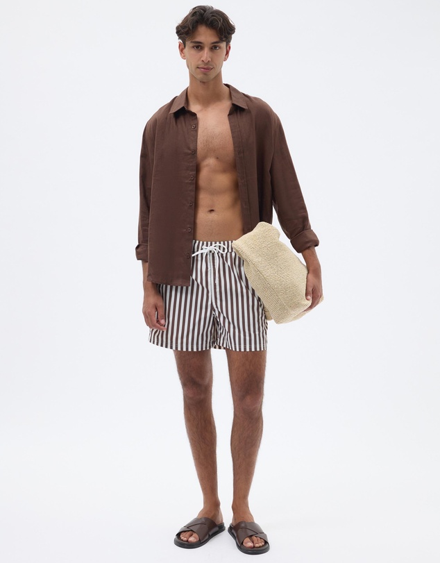 AERE - Stripe Swim Shorts