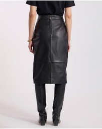 David Lawrence - Ellen Leather Skirt