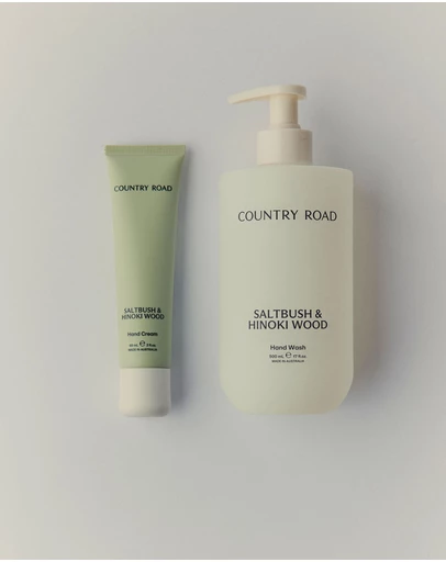 Country Road - Australian Made Saltbush & Hinoki Wood Hand Care Set