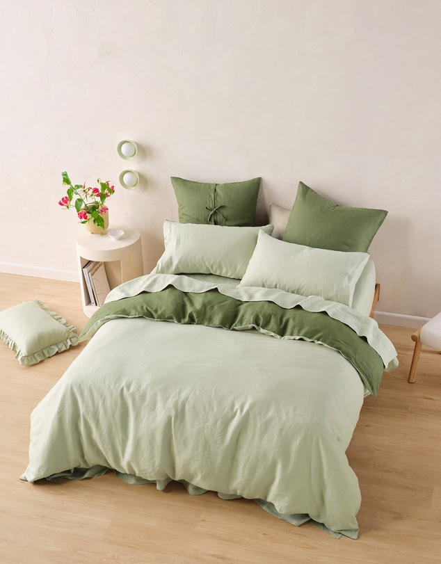 Linen House - Nimes Duet Pure Linen Quilt Cover Set