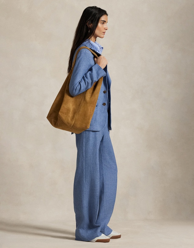 Polo Ralph Lauren - Linen-Cotton Twill Wide-Leg Pants