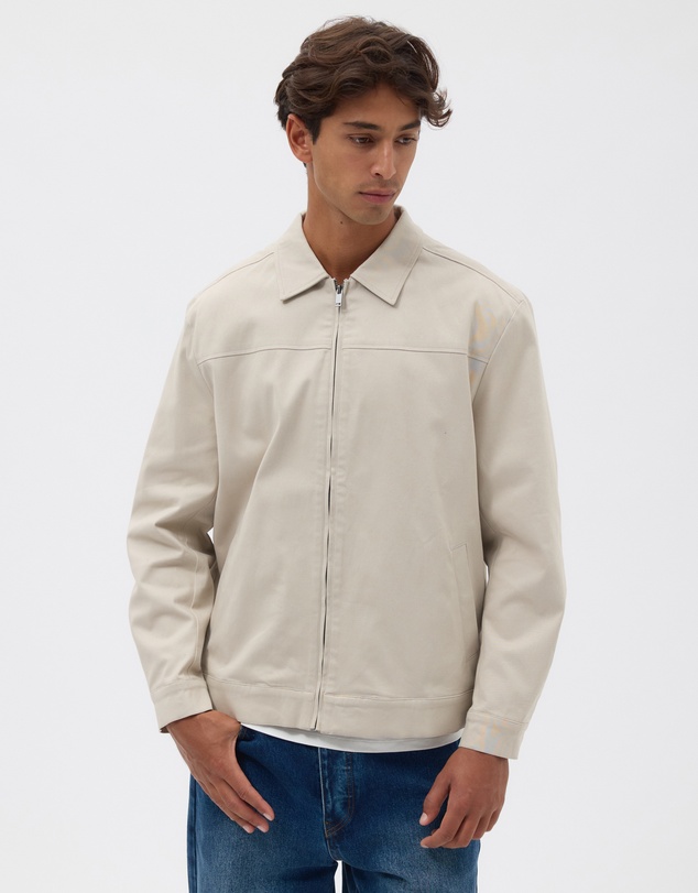AERE - Recycled Cotton Twill Trucker Jacket