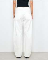 AERE - Mid Rise Curve Leg Jeans
