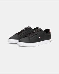Tommy Hilfiger - Essential Leather Detail Vulc Shoes - Men's