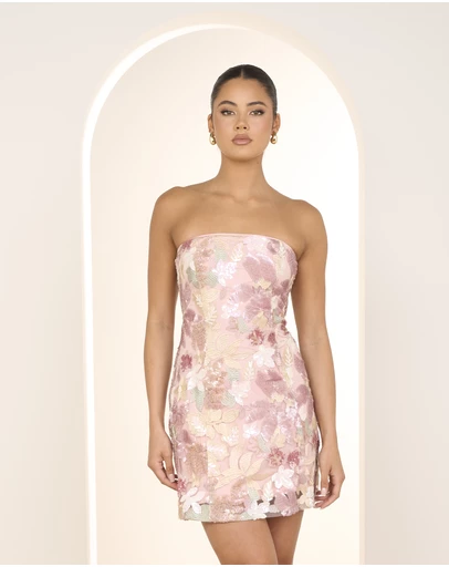 Pilgrim - Izzie Strapless Mini Dress