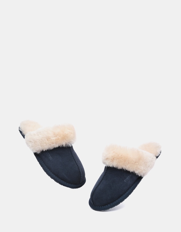 EVERAU - EverAU Ugg Rosa Slipper Suede Cow Suede Upper House Shoes