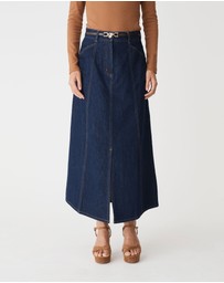 Forcast - Nancy Panelled Denim Skirt