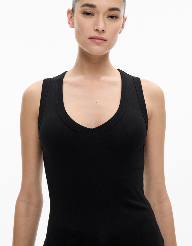 Witchery - Fine Rib V-neck Tank Top
