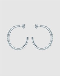 Ted Baker - CLANCI: Medium Crystal Hoop Earrings