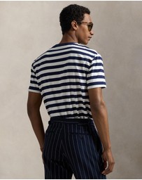 Polo Ralph Lauren - ICONIC EXCLUSIVE - Custom Slim Fit Striped Jersey T-Shirt