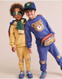 Huxbaby - Furry Huxbear Cobalt Sweatshirt - Babies-Kids