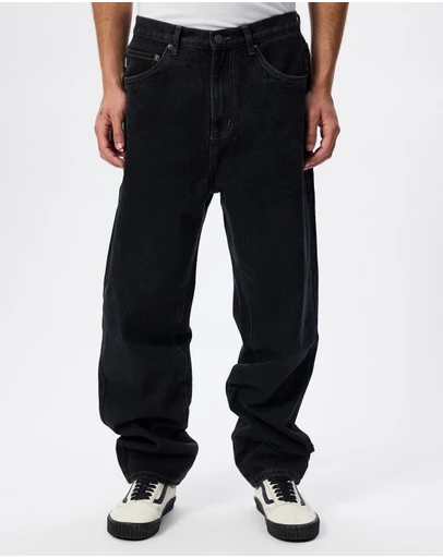 S Double - Embroidered Five Pocket Standard Jeans