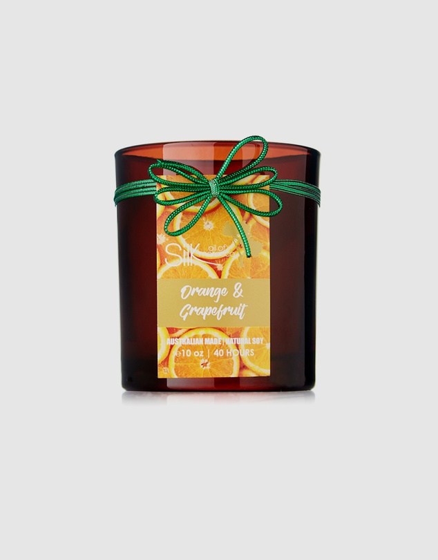 Silk Oil of Morocco - Orange & Grapefruit Natural Soy Candle