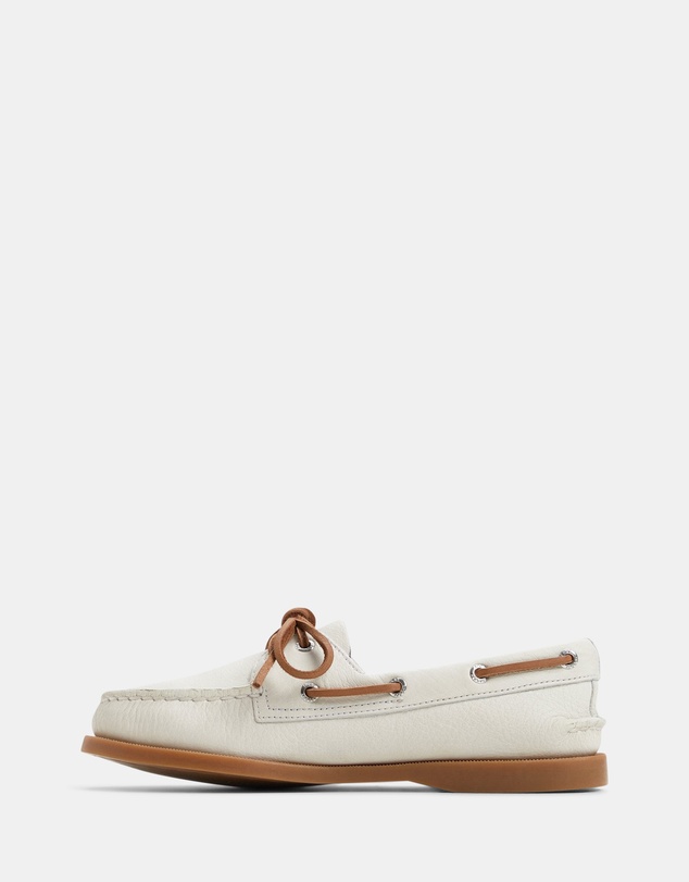Sperry - A/O 2-Eye Leather White Gum- Women's