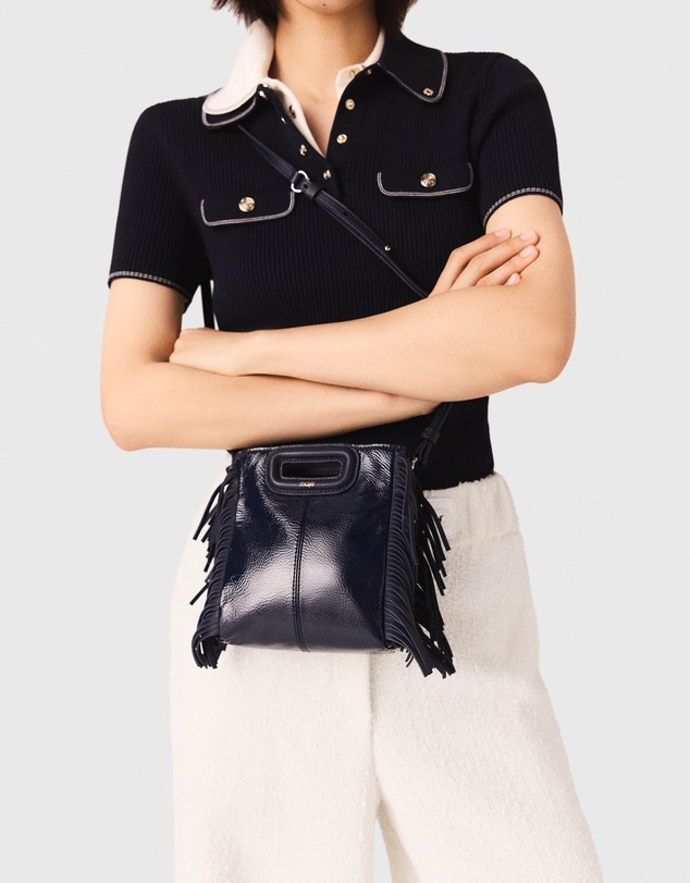 Maje - Mini Naplack Handbag