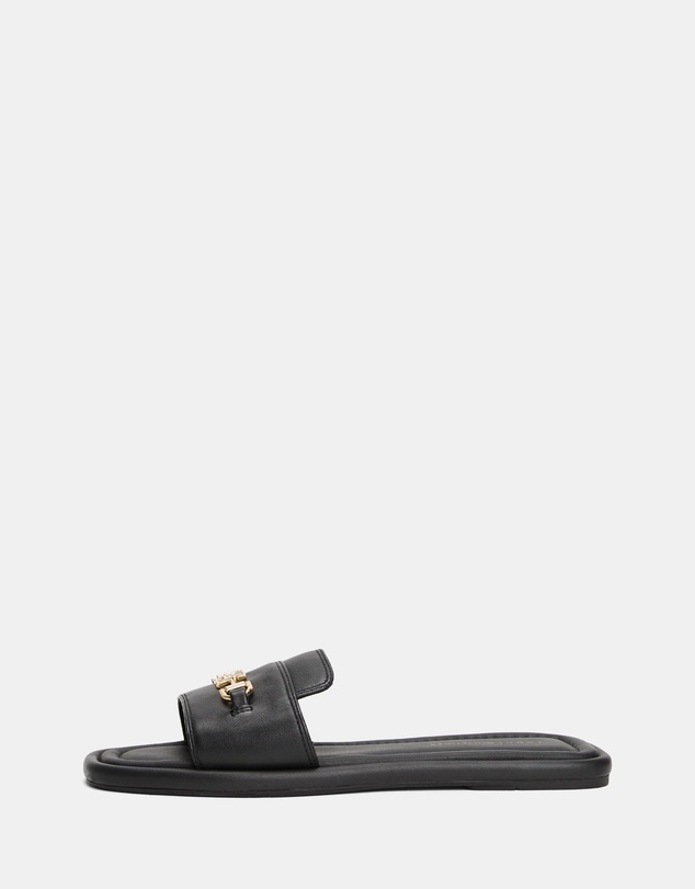 Tommy Hilfiger - Leather Horsebit Mules - Women's