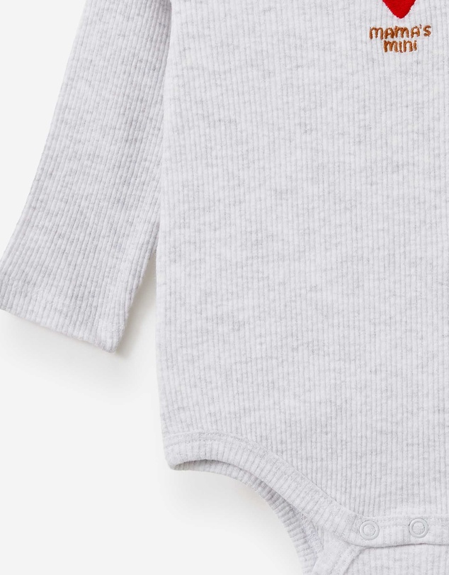Cotton On Kids - Organic Pointelle Long Sleeve Bubbysuit